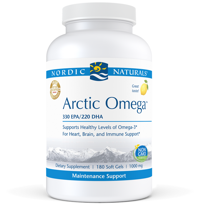 Nordic Naturals Arctic Omega Lemon 1000 mg 180 gels