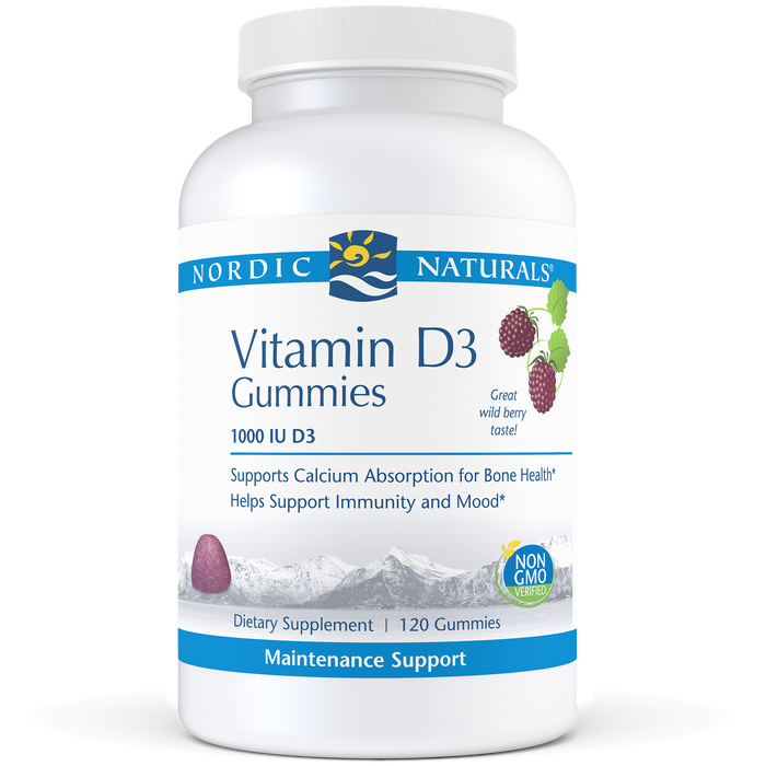 Nordic Naturals Vitamin D3 120 Gummies