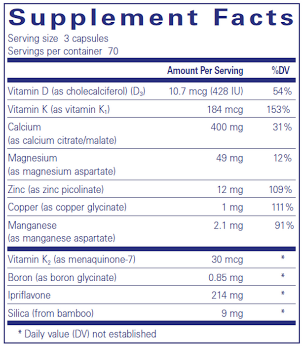 Pure Encapsulations CAL + with Ipriflavone
