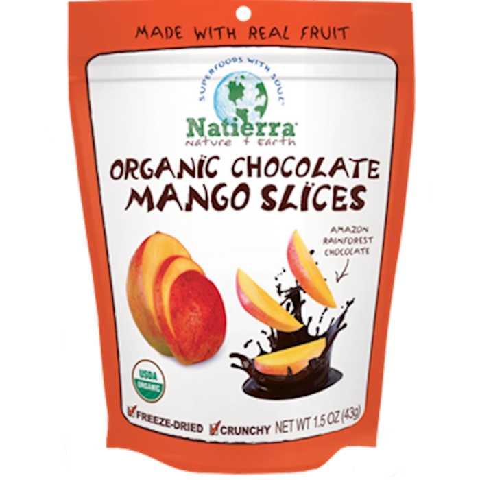 Nature's All Chocolate Mango Slices Organic 1.5oz