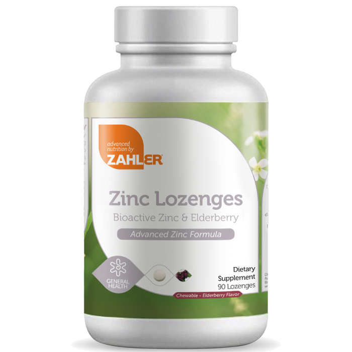 Advanced Nutrition by Zahler Zinc + Elderberry Lozenges 90 loz