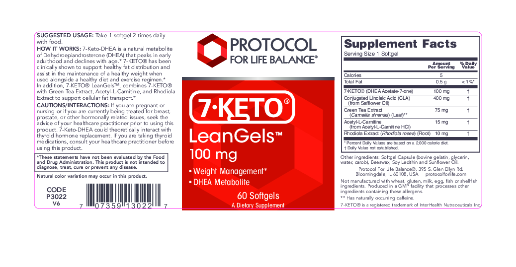 Protocol For Life Balance 7 KETO 100 mg 60 softgels