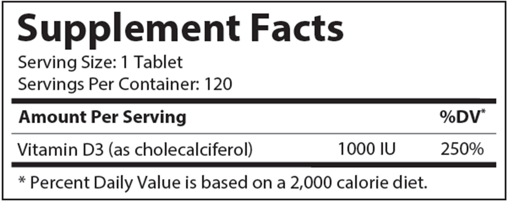 Advanced Nutrition by Zahler Junior D3 120 tabs