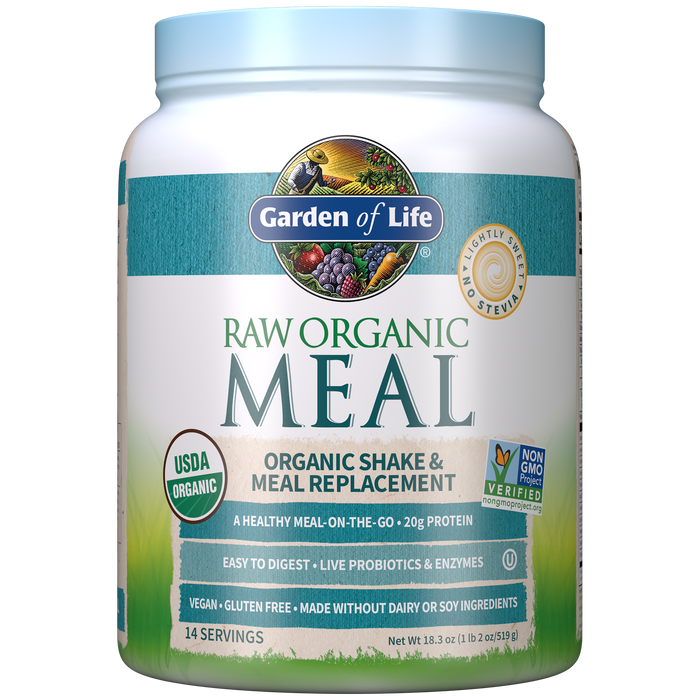 Garden of Life RAW Organic Meal Lightly Sweet 18.3 oz