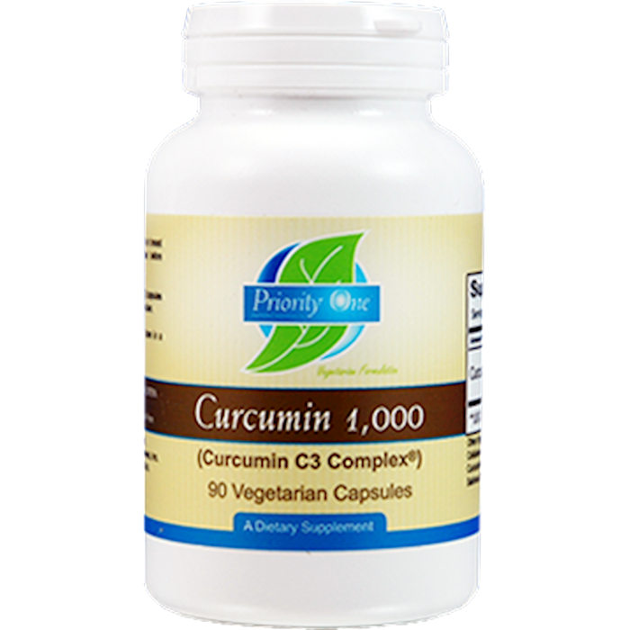 Priority One Vitamins Curcumin 1000 mg 90 vegcaps