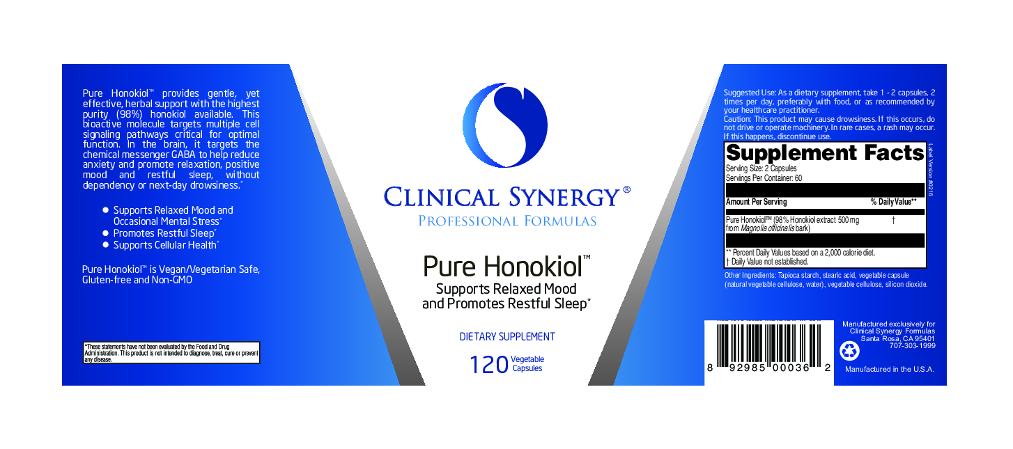 Clinical Synergy Pure Honokiol