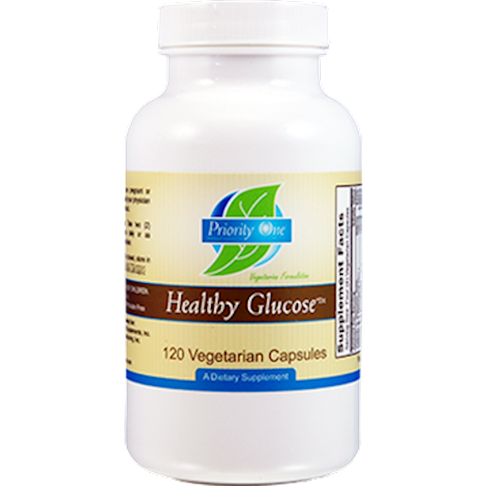 Priority One Vitamins Healthy Glucose120 vegcaps