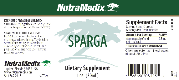 Nutramedix Inc. Sparga 1 fl oz