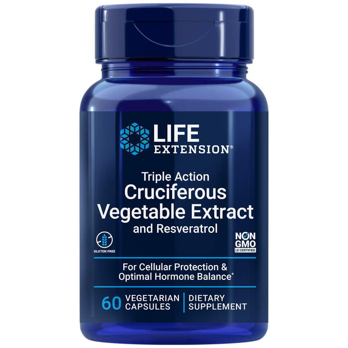 Life Extension Trp Act Cruciferous Veg Extract 60 caps