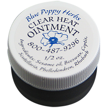 Blue Poppy Clear Heat Ointment 1/2 oz