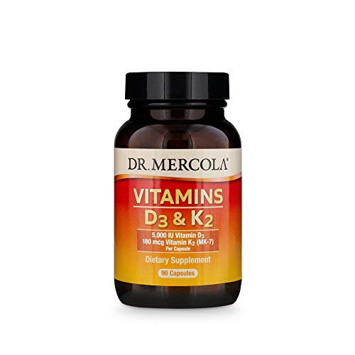 Dr. Mercola Vitamins D3 & K2 90 Capsules