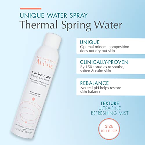 Eau Thermale Avène Thermal Spring Water Facial Mist Spray 10.1 OZ