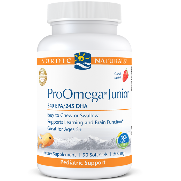 Nordic Naturals ProOmega Junior Strawberry 500mg 90 gel