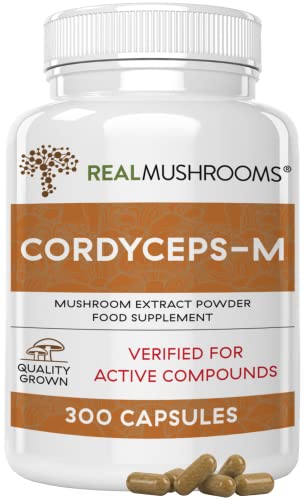 Real Mushrooms Cordyceps Performance Mushroom Extract 300 Caps