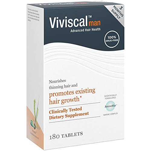 Viviscal Men's Hair Growth Supplement 180 Tablets - 3 Month Supply