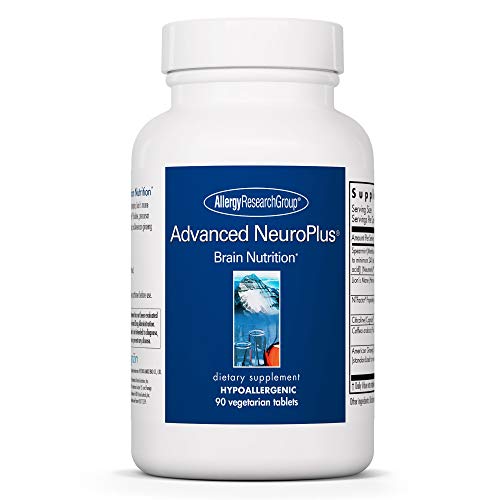 Allergy Research Group - Advanced NeuroPlus - Memory, Cognitive, Brain Support - 90 Vegetarian Tablets