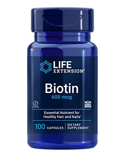 Life Extension Biotin 600 mcg 100 Capsules