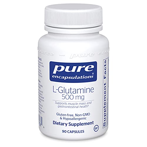 Pure Encapsulations L-Glutamine 500 mg  90 Capsules