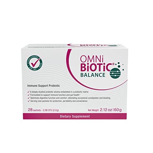 OMNi BiOTiC Balance Probiotic Immune Support Non-GMO 28 Daily Packets