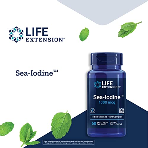 Life Extension Sea-Iodine 1000 mcg 60 Vegetarian Capsules