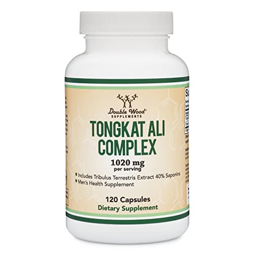 Tongkat Ali Complex Double Wood Supplements 120 Capsules