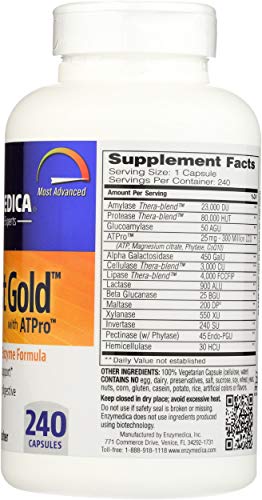 ENZYMEDICA Digest Gold, 240 CT