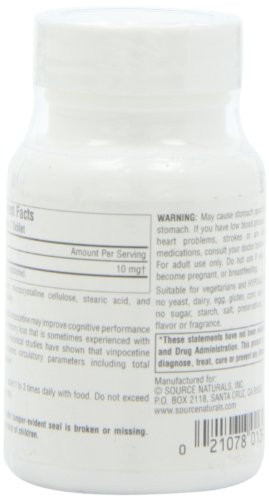 Source Naturals Vinpocetin 10 mg – 60 Tabletten