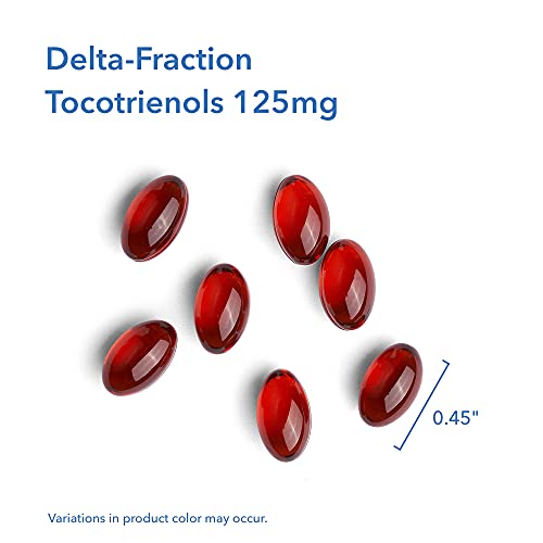 Allergy Research Group - Delta-Fraction Tocotrienols 125 mg - Vitamin E, Heart/Brain - 90 Softgels