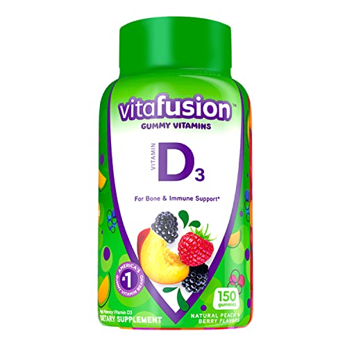 Vitafusion Vitamin D3 Gummy Vitamins 150 Count Bone and Immune System Support