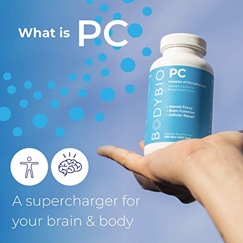 BodyBio Brain Supplement 16 oz PC- Pure Phospholipid Complex