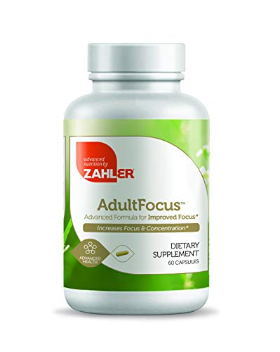 AdultFocus, Cognitive Health & Focus Support, 60 Capsules, Zahler