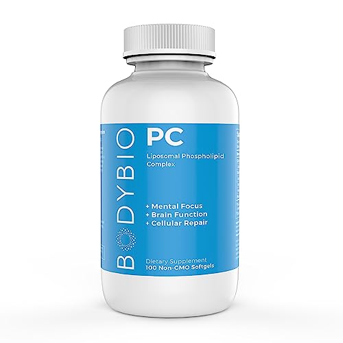 BodyBio PC 100 Softgels - Pure Phospholipid Complex