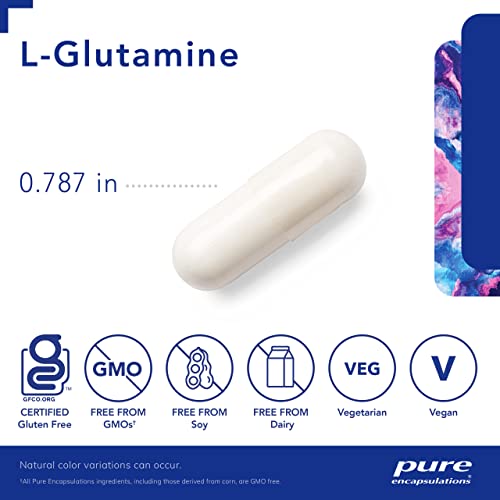 Pure Encapsulations L-Glutamine 500 mg  90 Capsules
