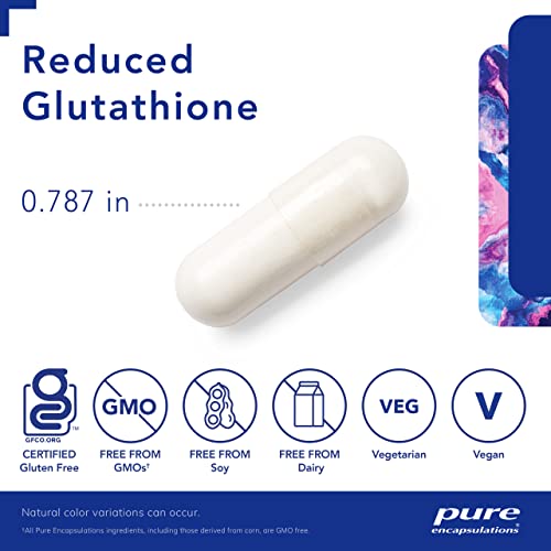 Pure Encapsulations Reduced Glutathione | Hypoallergenic Antioxidant Supplement to Support Liver and Cell Health* | 120 Capsules