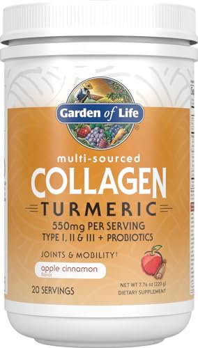 Garden of Life Collagen Turmeric, 20 Servings, 7.76 Oz