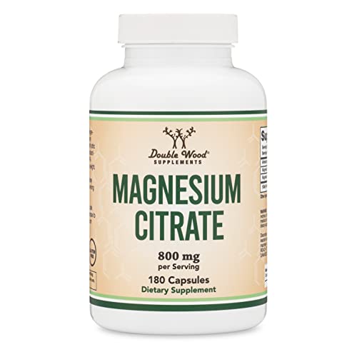 Double Wood Supplements Magnesium Citrate 180 Capsules