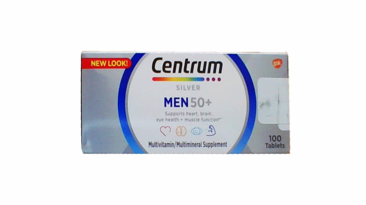 Centrum Silver Men's 50+ Tablets 100 Tablets