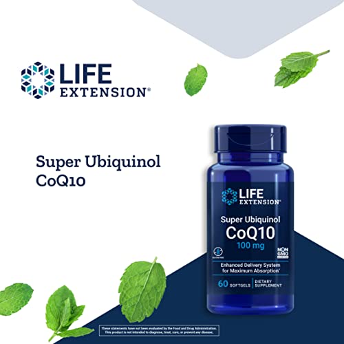 Life Ext Super Ubiquinol CoQ10 100 mg 60 Softgels
