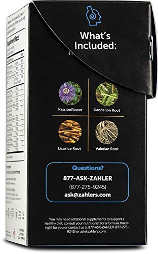Zahler StressMaster, Relaxation Support Supplement, Promotes Natural Calm, Certified Kosher 120 Capsules