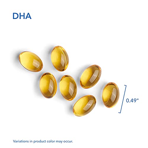 Allergy Research Group - DHA - Fish Oil Concentrate - Omega 3, EFAs, Eyes, Brain, Kids - 90 Softgels