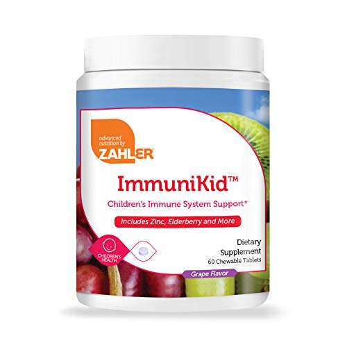 Zahler ImmuniKid 60 Grape Flavor Chewable Tablets