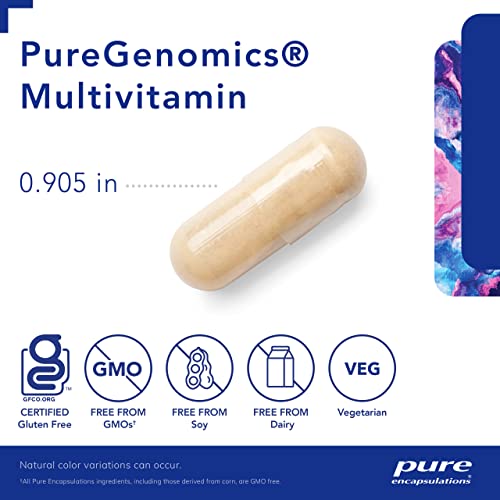 Pure Encapsulations PureGenomics Multivitamin | Supplement to Support Nutrient Requirements of Common Genetic Variations* | 60 Capsules