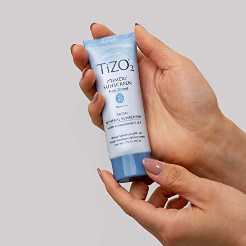 TiZO2 Facial Primer/Sunscreen Non-tinted SPF 40 1.75 oz Broad Spectrum