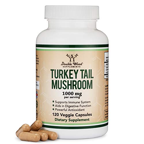 Double Wood Supplements Turkey Tail Mushroom 120 Capsules