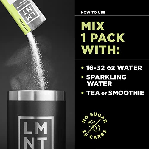 LMNT Zero-Sugar Electrolytes Citrus Salt 30 Sticks