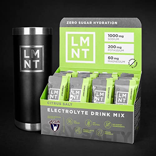 LMNT Zero-Sugar Electrolytes Citrus Salt 30 Sticks