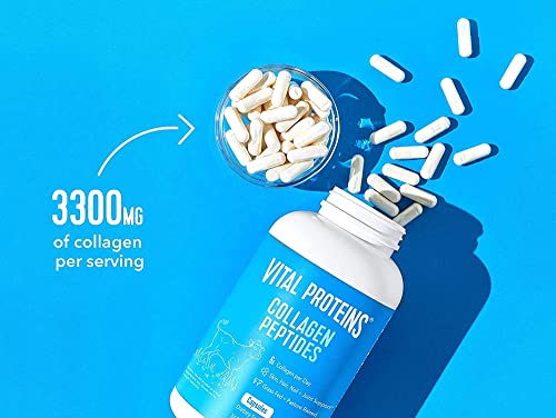 Vital Proteins Collagen Pills Supplement (Type I, III), 360 Collagen Capsules