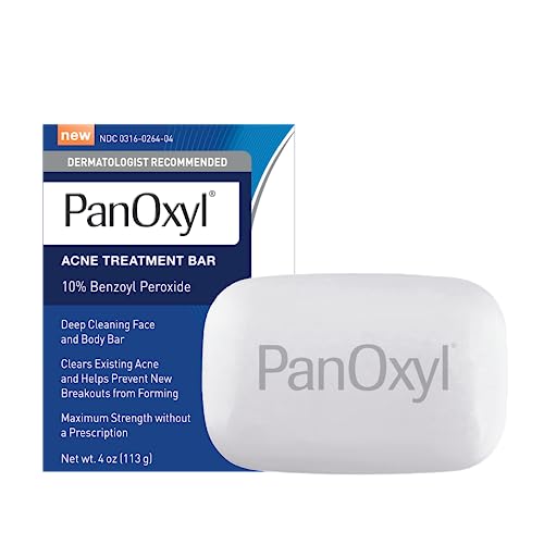 PanOxyl Acne Treatment Bar with 10% Benzoyl Peroxide 4 oz