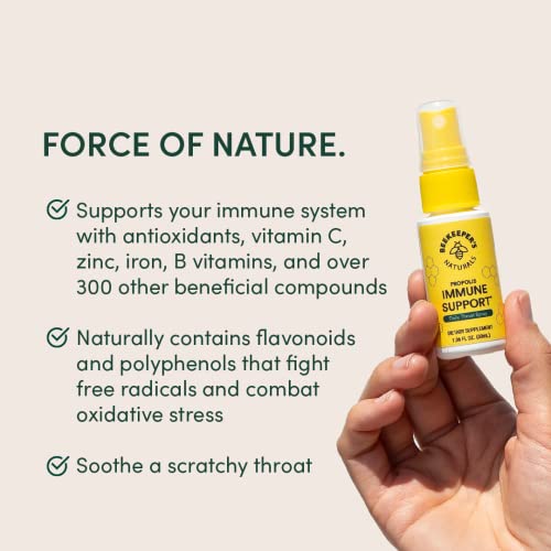 Beekeeper's Naturals Propolis Throat Spray 1.06 oz 30mL