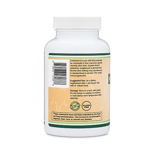 Double Wood Supplements Colostrum 120 Capsules